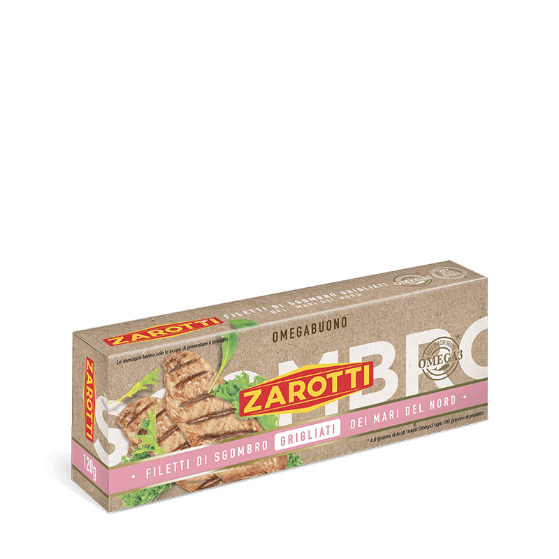 Filetti di sgombro grigliato* in olio delicato