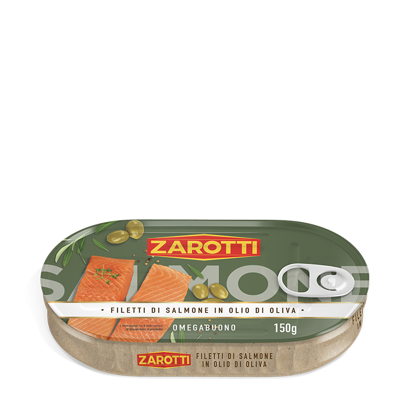 Filetti di salmone in olio di oliva