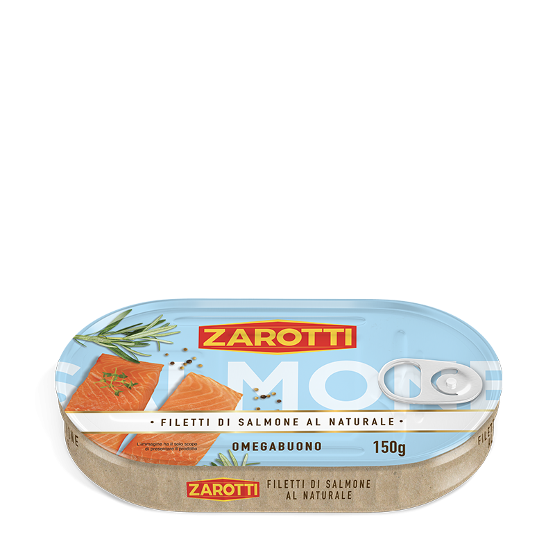 Filetti di salmone al naturale