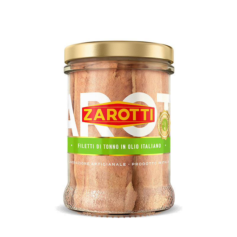 Filetti di tonno in olio italiano