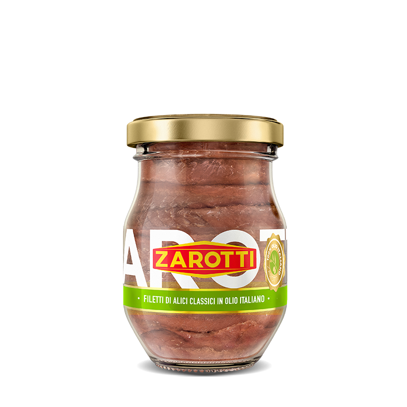 Filetti di alici in olio italiano