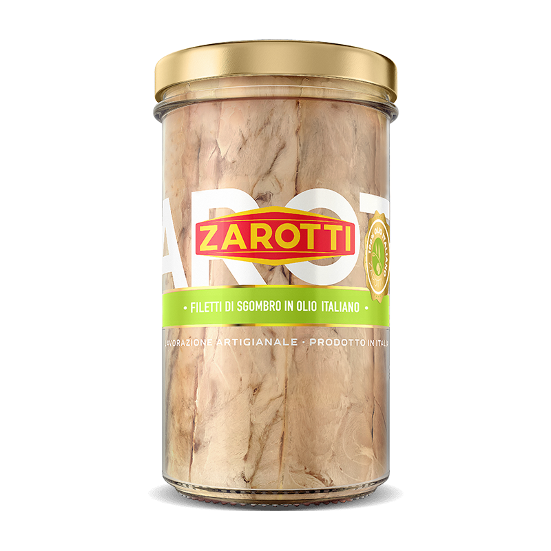 Filetti di sgombro in olio italiano
