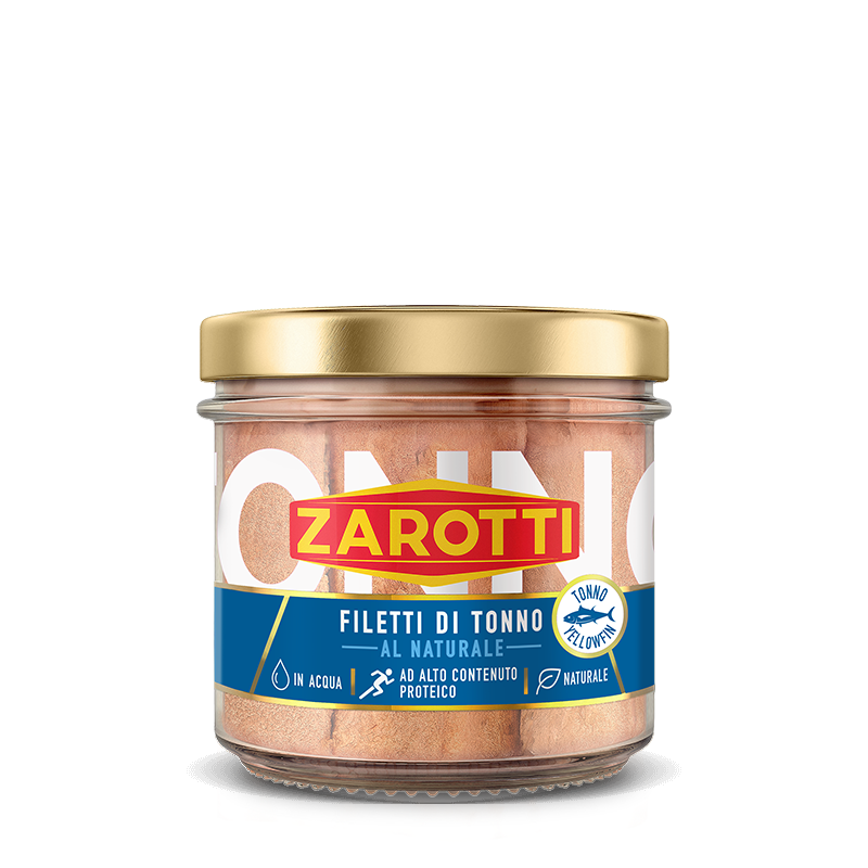 Filetti di tonno al naturale
