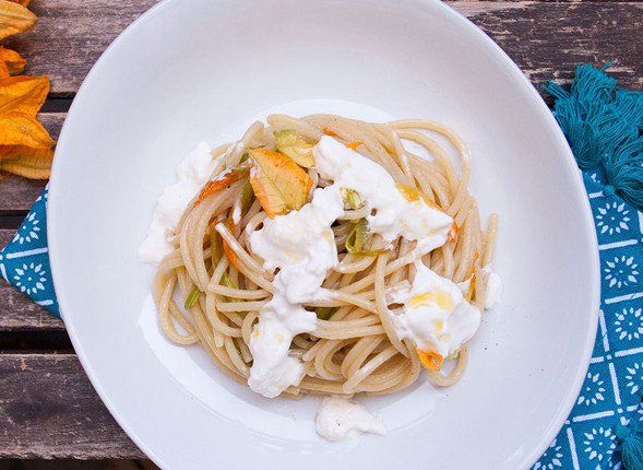 Spaghettoni con Alici del Cantabrico Zarotti