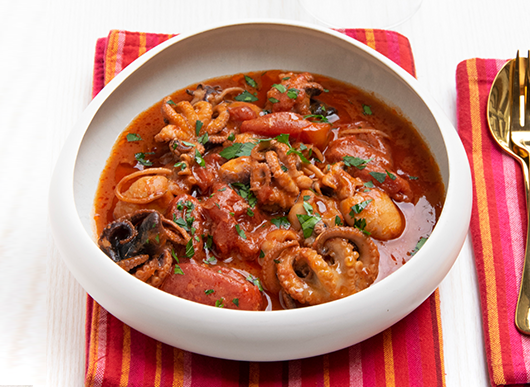 Moscardini con sugo alle alici