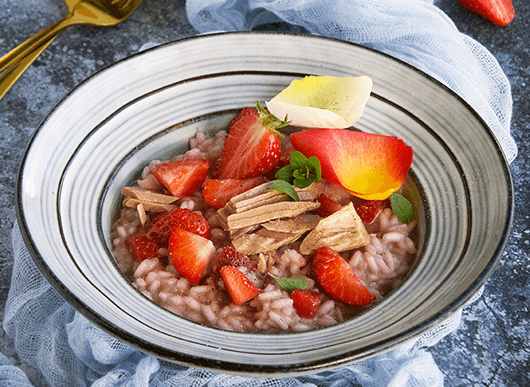 Risotto alle fragole e tonno Zarotti