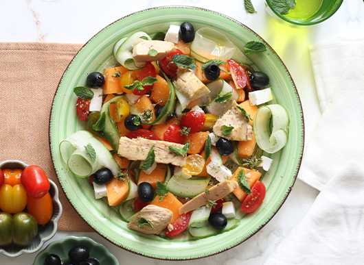 Insalata con filetti di tonno Cilento d'Amare