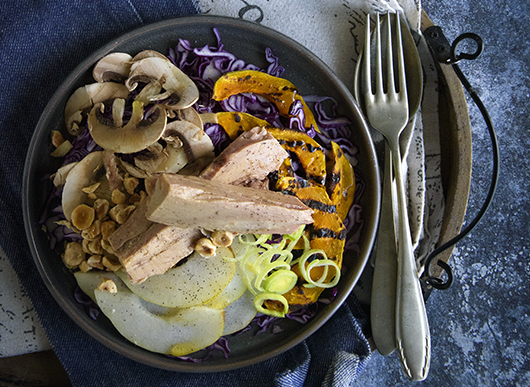 Insalata d’autunno con filetti di tonno Zarotti