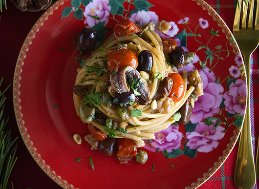 Spaghetti alla natalina